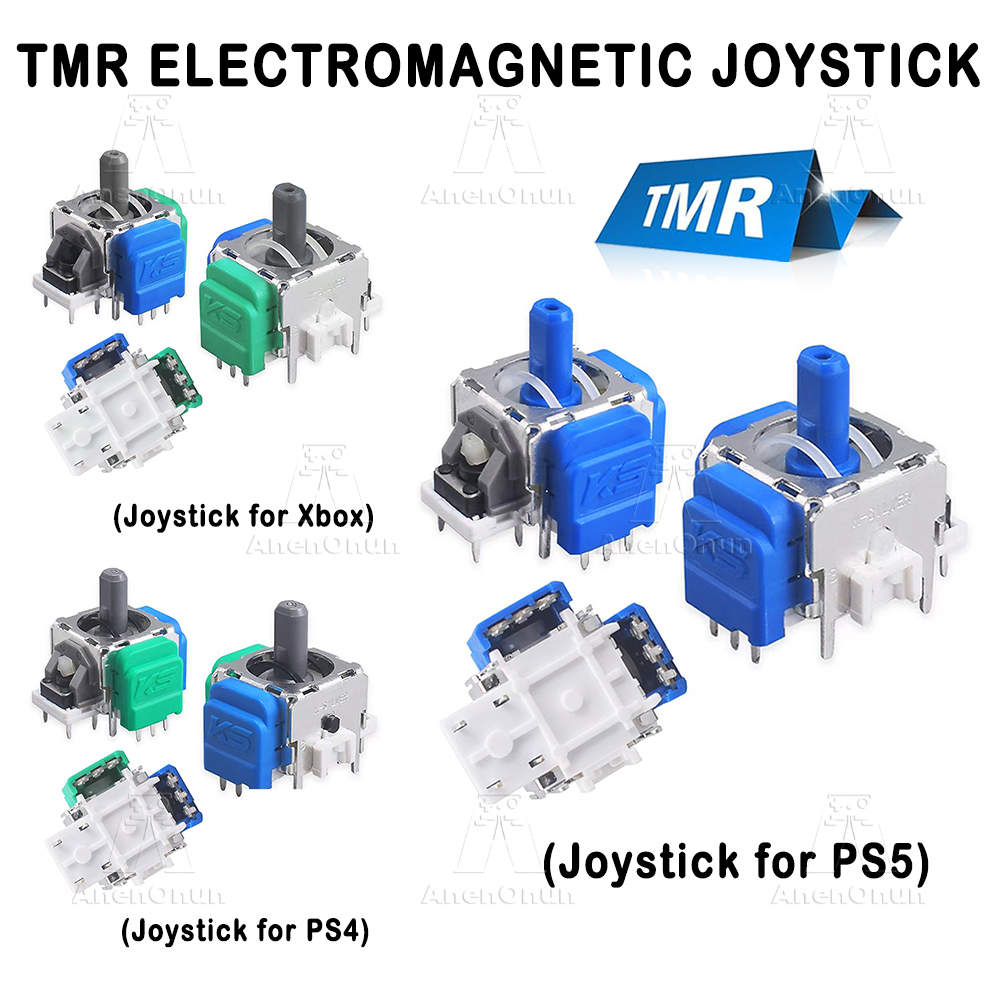 Gaming Accessories Kit - TMR Electromagnetic Joystick for PS5/PS4/Xbox Controller