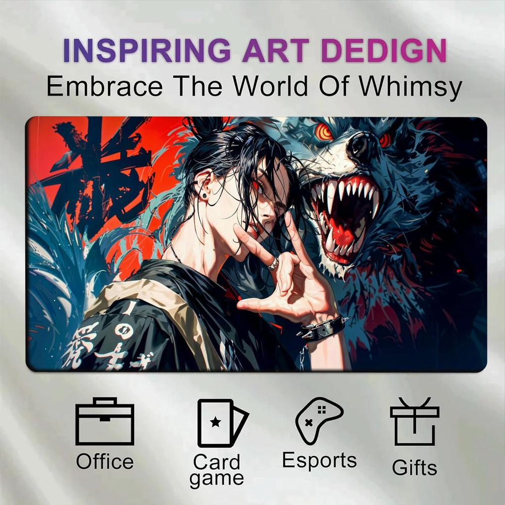 Gaming Accessories Boys - Streetwear Cool Boy Fierce Wolf Beast