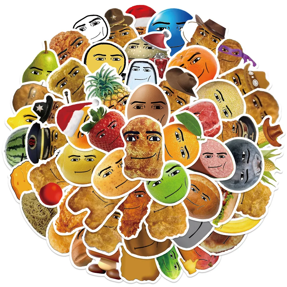 Gaming Accessories Roblox - 10/30/50Pcs Cute Robloxs Face Stickers Chicken