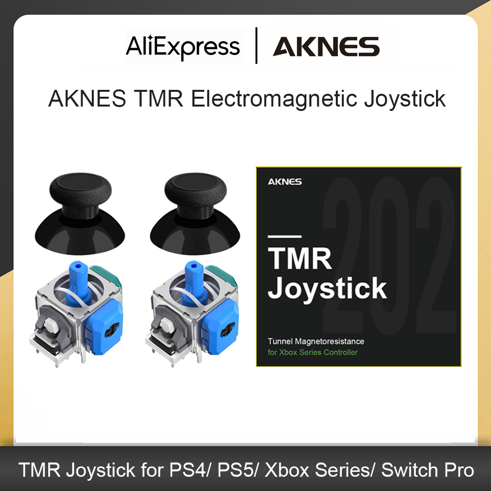 Gaming Accessories Kit - AKNES×HALLPI TMR Electromagnetic No Drift Joystick
