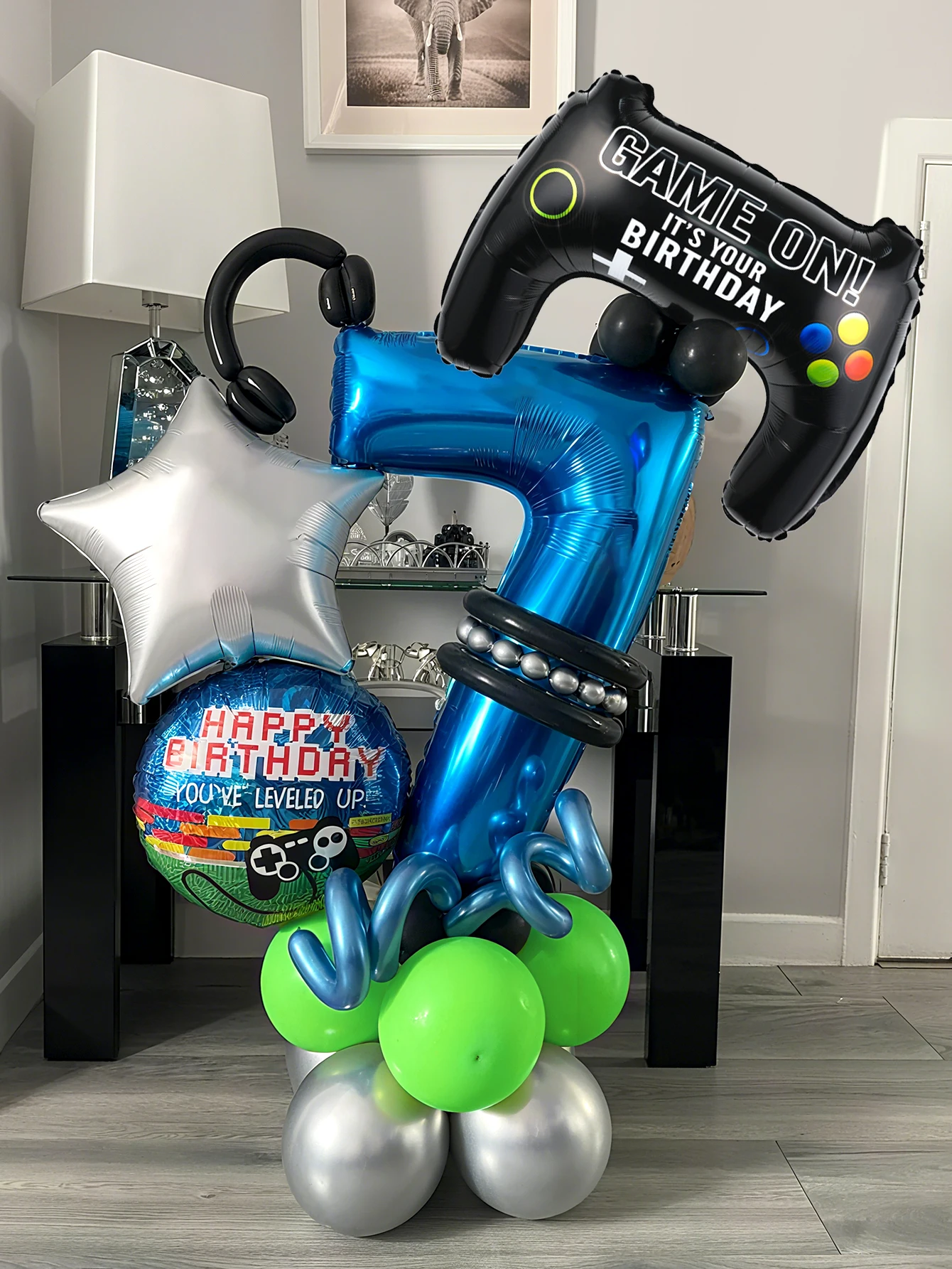 Gaming Accessories Boys - 32PCS Game Theme Birthday Number Balloon