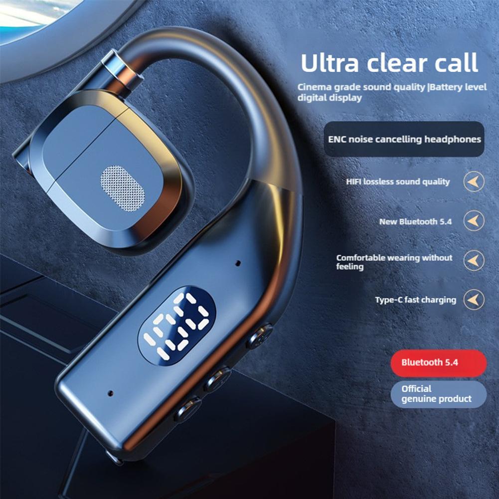 Gaming Accessories Kit - Earhooks Wireless Bluetooth 5.4 Headphones Gaming