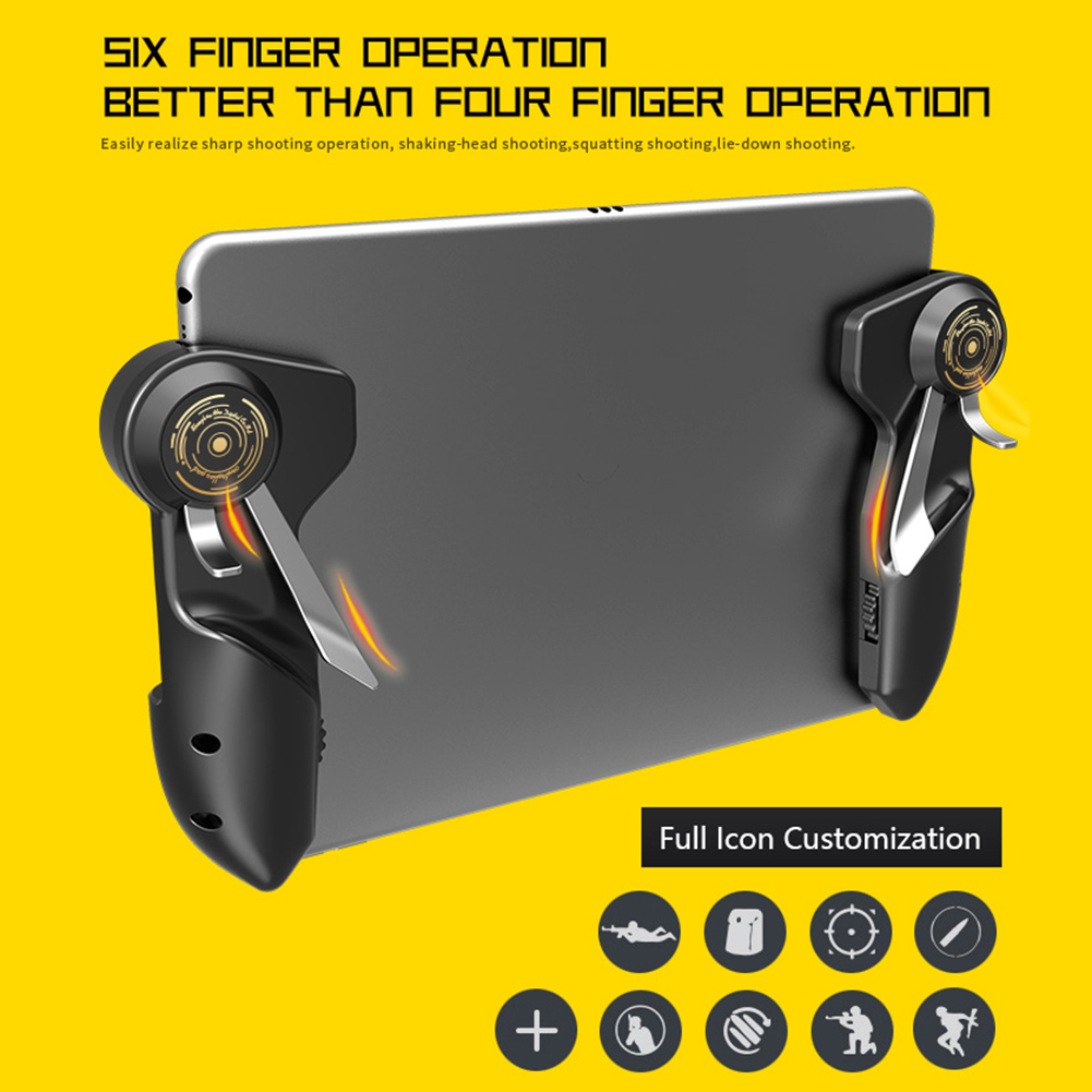 2PCS 6 Fingers Tablet Gaming G - огляд і ціна Gaming Accessories Ipad