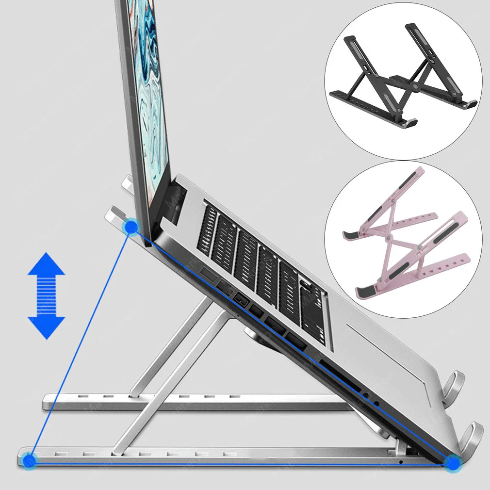 Laptop Stand Portable Foldable - огляд і ціна Gaming Accessories Pink