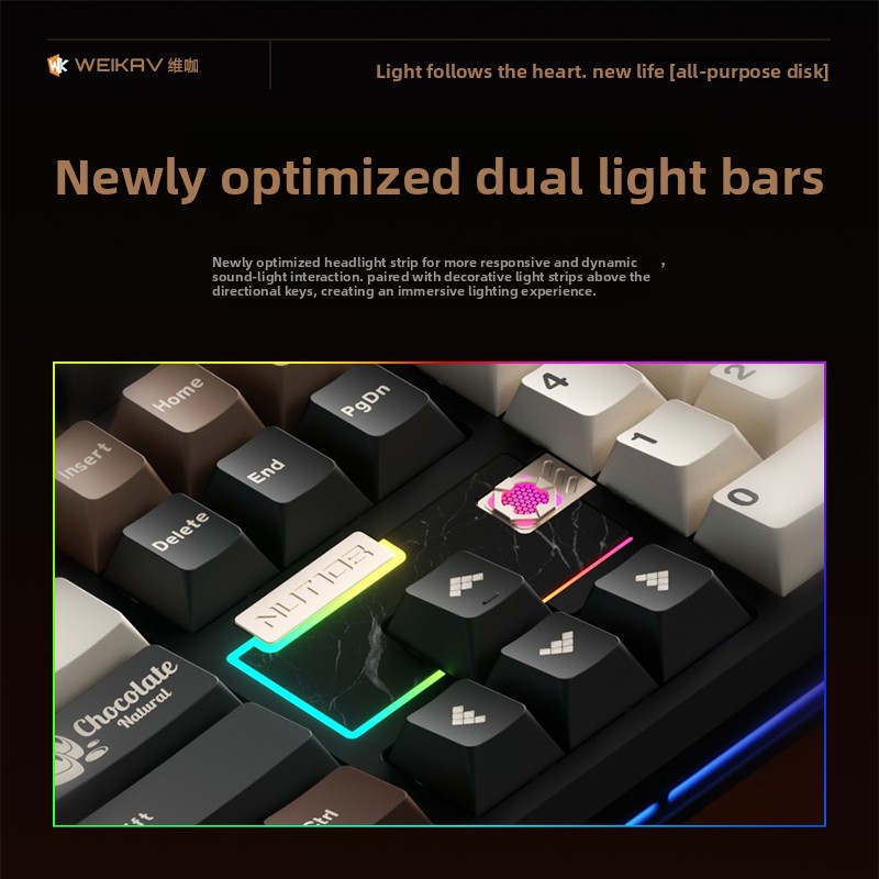 WEIKAV NUT108 Mechanical Keybo - огляд і ціна Gaming Accessories Kit