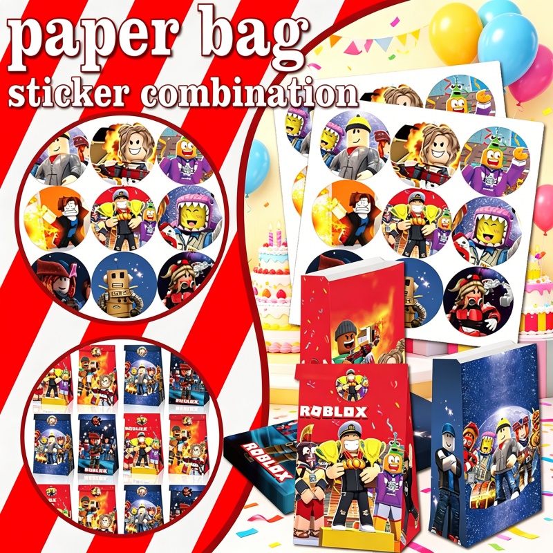 Robloxed Paper Bag Sticker Com - огляд і ціна Gaming Accessories Roblox