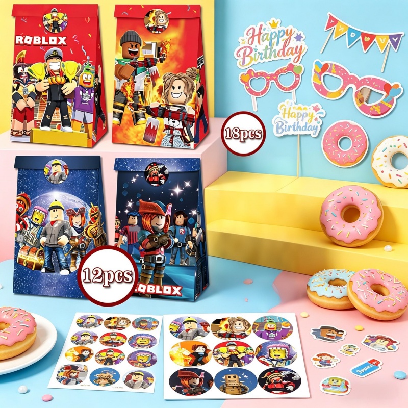 Robloxed Paper Bag Sticker Com - огляд і ціна Gaming Accessories Roblox
