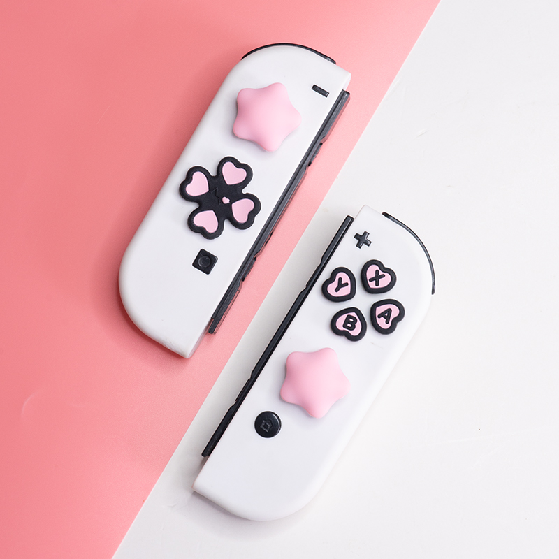 Multi-color Button Stickers +  - огляд і ціна Gaming Accessories Pink