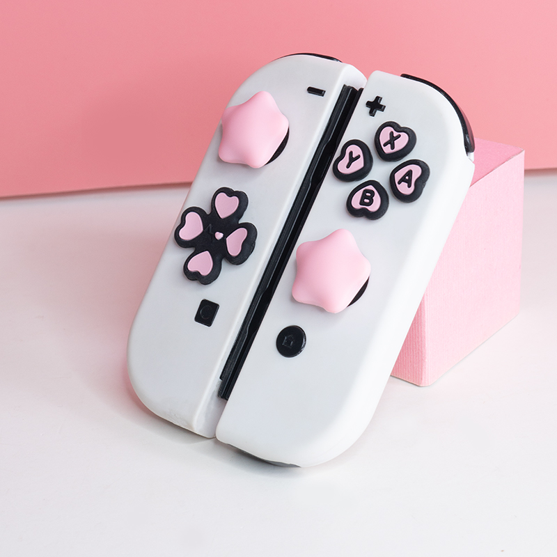 Multi-color Button Stickers +  - огляд і ціна Gaming Accessories Pink