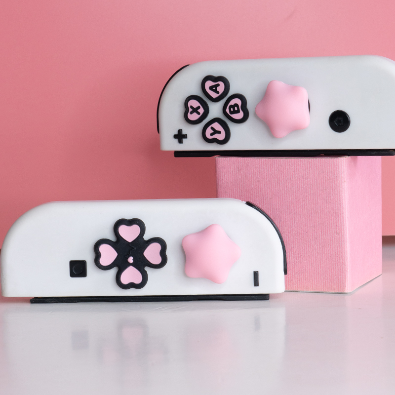 Multi-color Button Stickers +  - огляд і ціна Gaming Accessories Pink