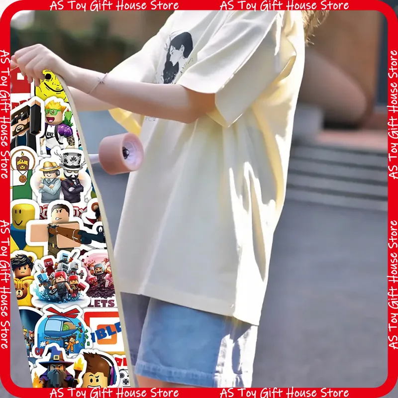 100Pcs Roblox Stickers Cartoon - огляд і ціна Gaming Accessories Roblox