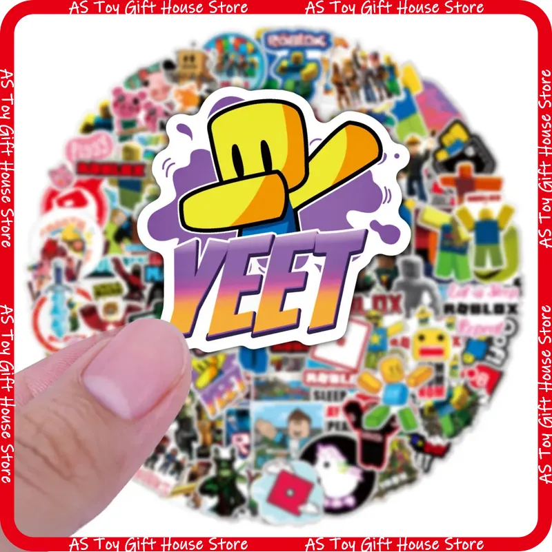 100 Pcs Roblox Stickers Self A - огляд і ціна Gaming Accessories Roblox