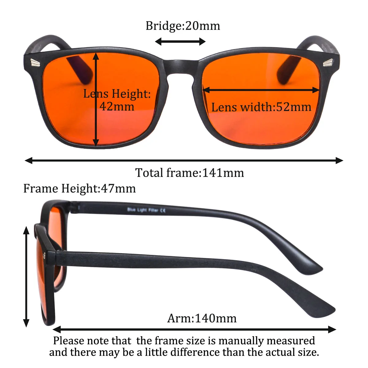SHINU Orange Tinted Glasses Bl - огляд і ціна Gaming Glasses Tinted
