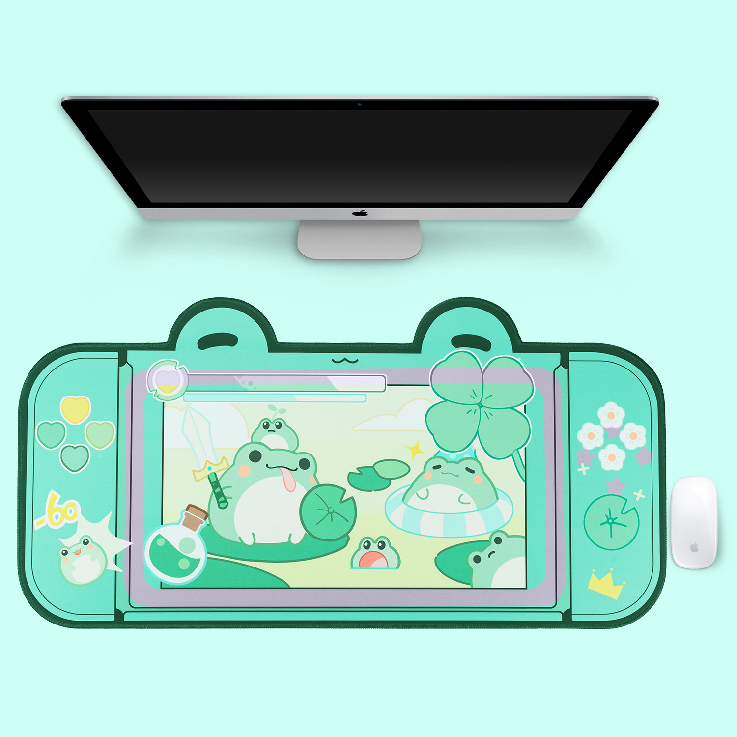 Extra Large Kawaii Gaming Mous - огляд і ціна Gaming Accessories Pink