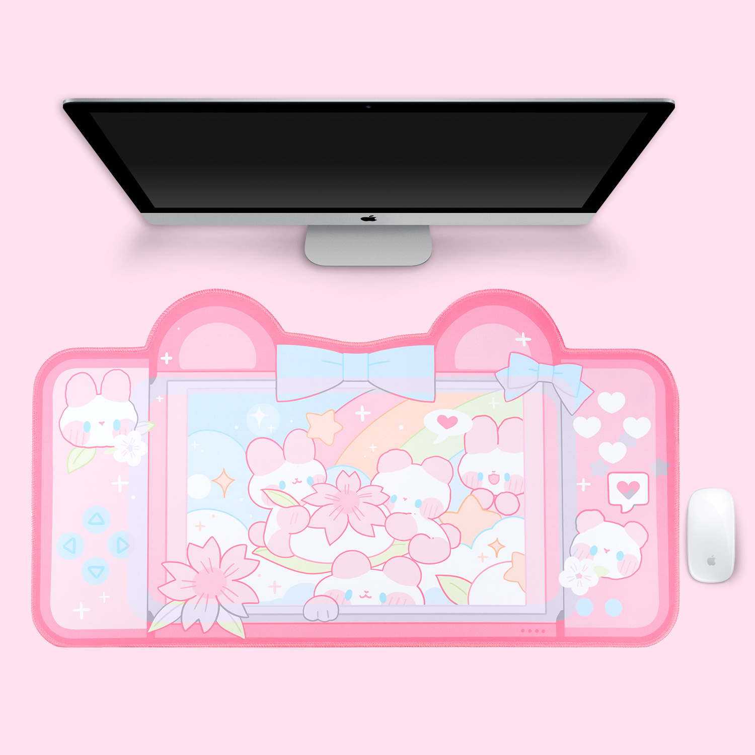 Extra Large Kawaii Gaming Mous - огляд і ціна Gaming Accessories Pink