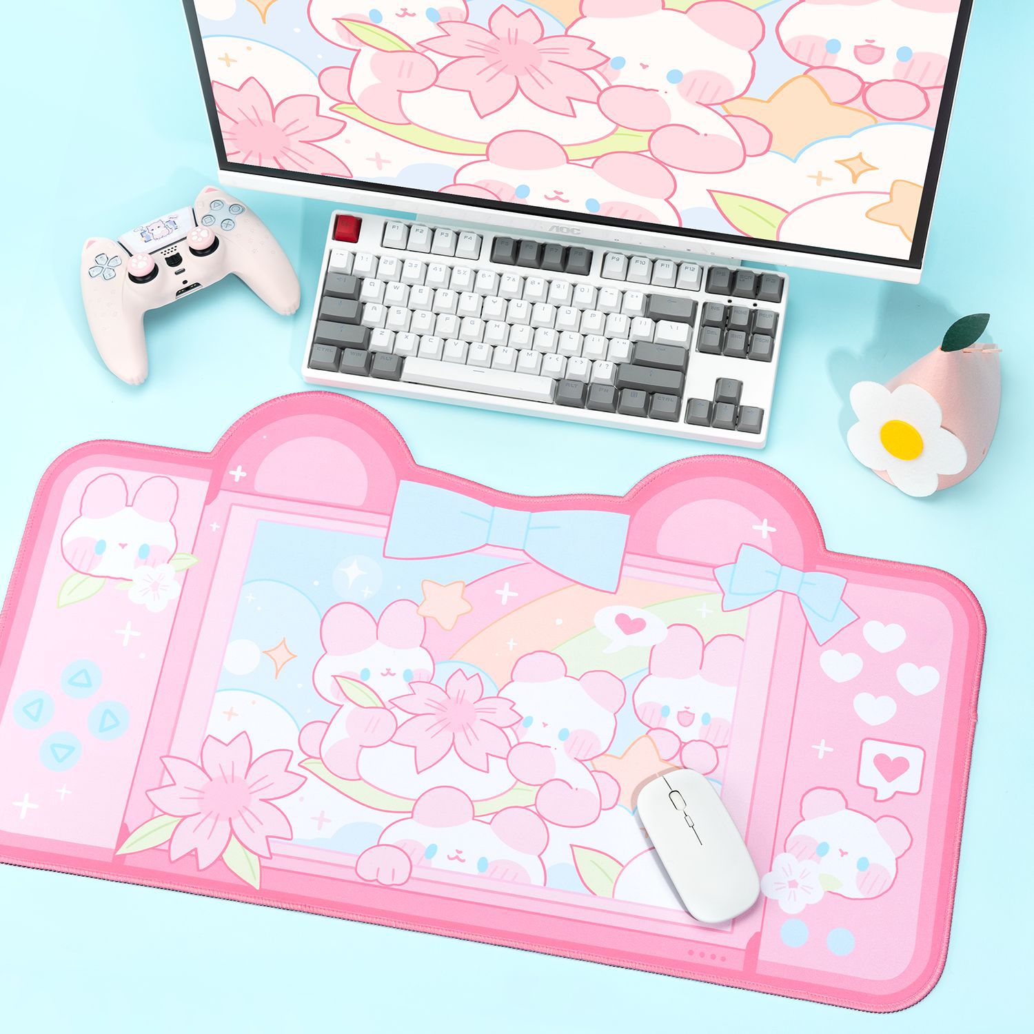 Extra Large Kawaii Gaming Mous - огляд і ціна Gaming Accessories Pink