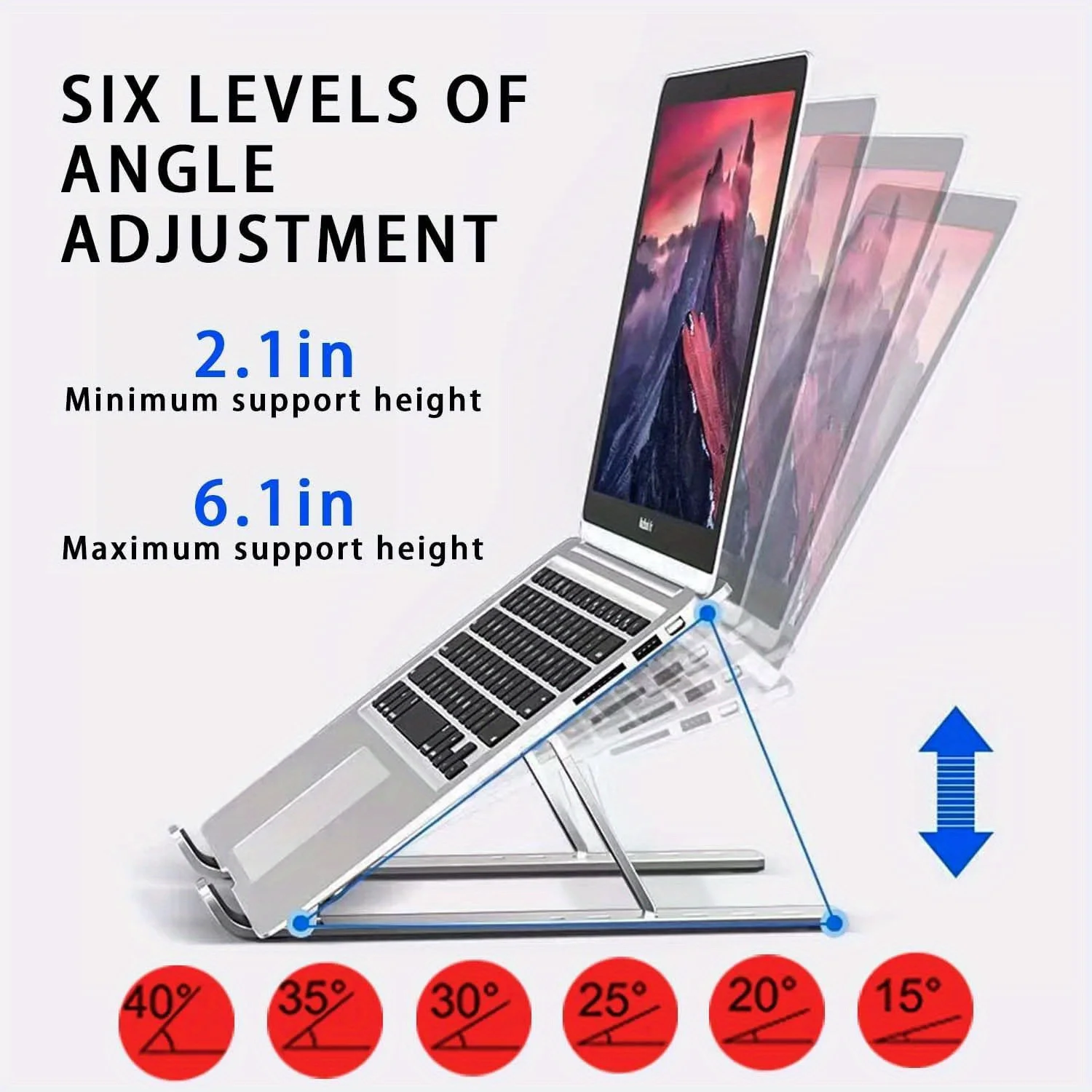 Adjustable Aluminum Laptop Sta - огляд і ціна Gaming Accessories Pink