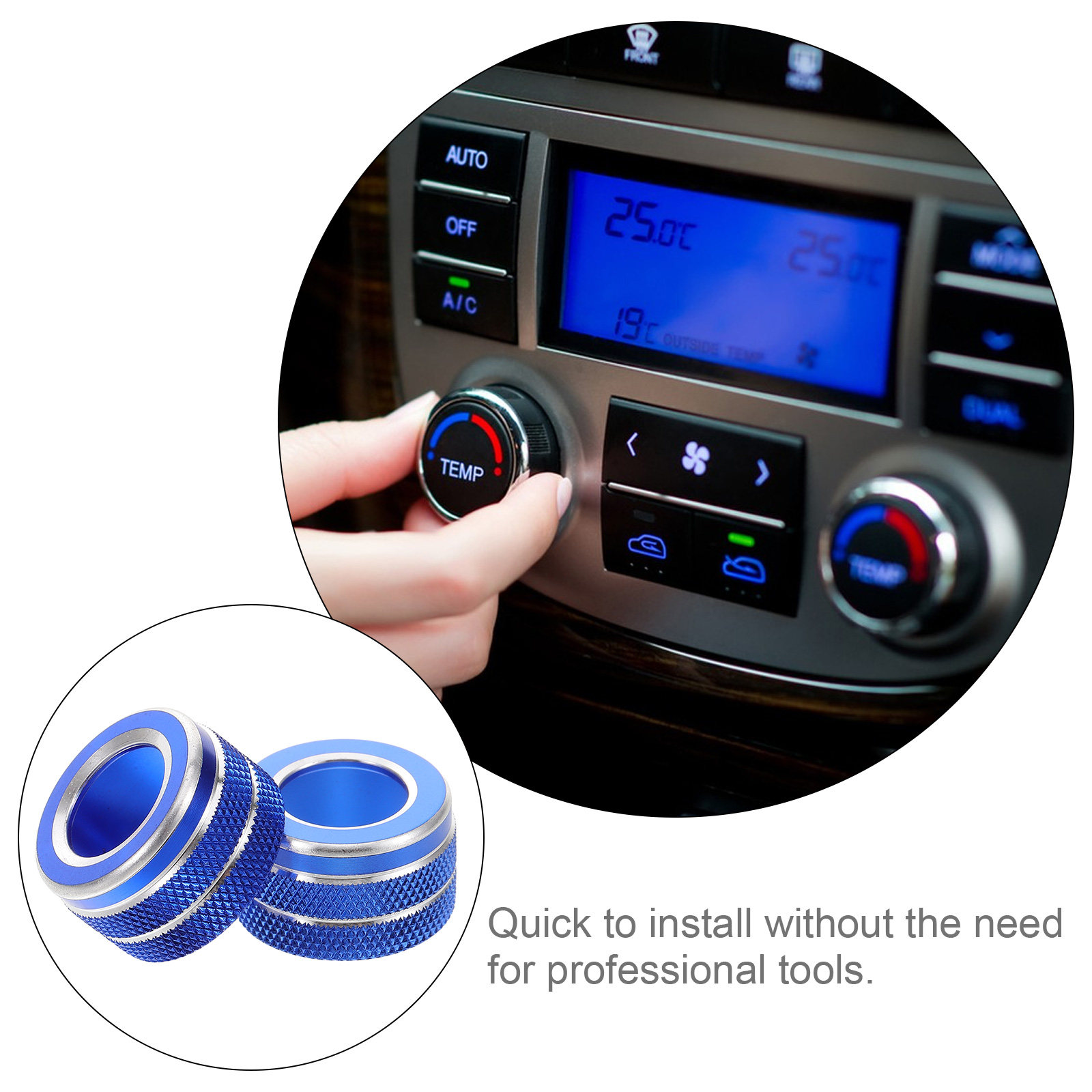2Pcs Air Conditioning Knob Cov - огляд і ціна Controller Grip Cover