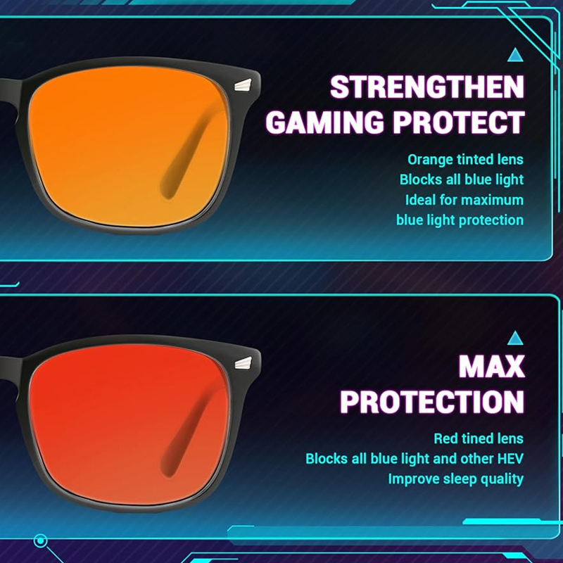 Anti Blue Light Tinted Lenses  - огляд і ціна Gaming Glasses Tinted