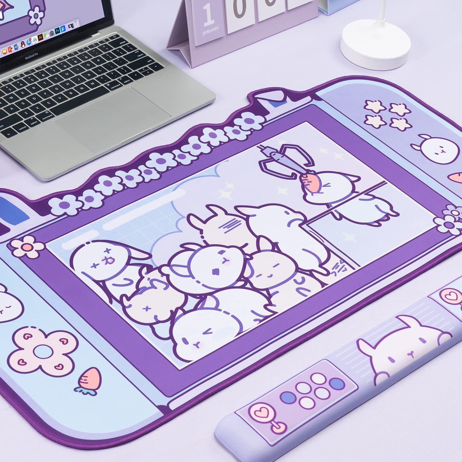 Large Kawaii Gaming Mouse Pad  - огляд і ціна Gaming Accessories Pink