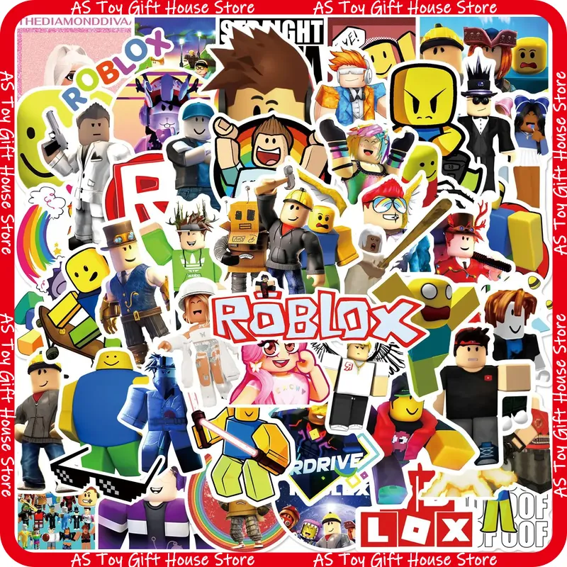 50Pcs Graffiti Stickers Roblox - огляд і ціна Gaming Accessories Roblox