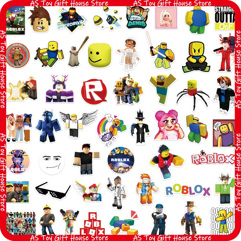 50Pcs Graffiti Stickers Roblox - огляд і ціна Gaming Accessories Roblox