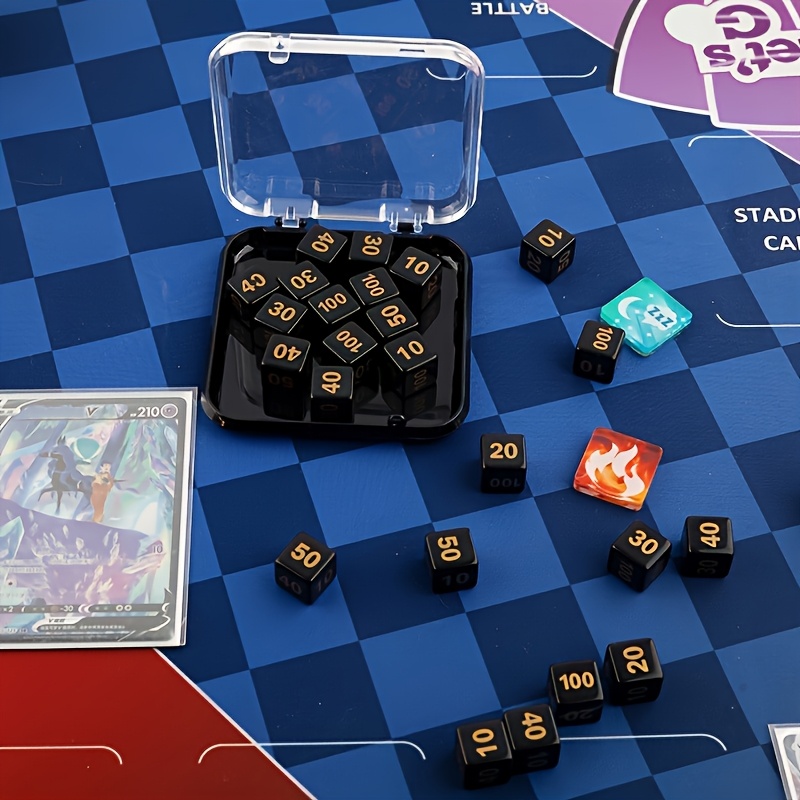 10pcs PTCG Counters Token Dice - огляд і ціна Gaming Accessories Must Have