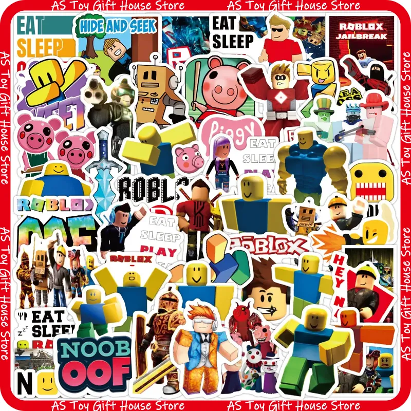 50 Pcs Roblox Waterproof Creat - огляд і ціна Gaming Accessories Roblox