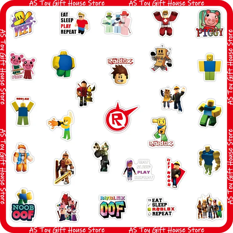 50 Pcs Roblox Waterproof Creat - огляд і ціна Gaming Accessories Roblox