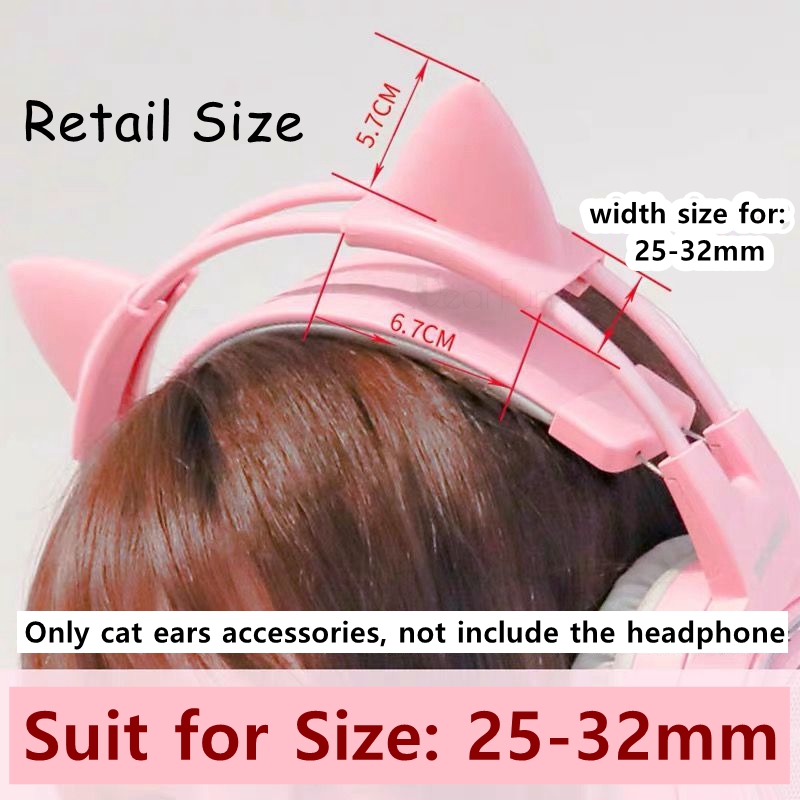 Pink Silicone Cat Ears Pendant - огляд і ціна Gaming Accessories Pink